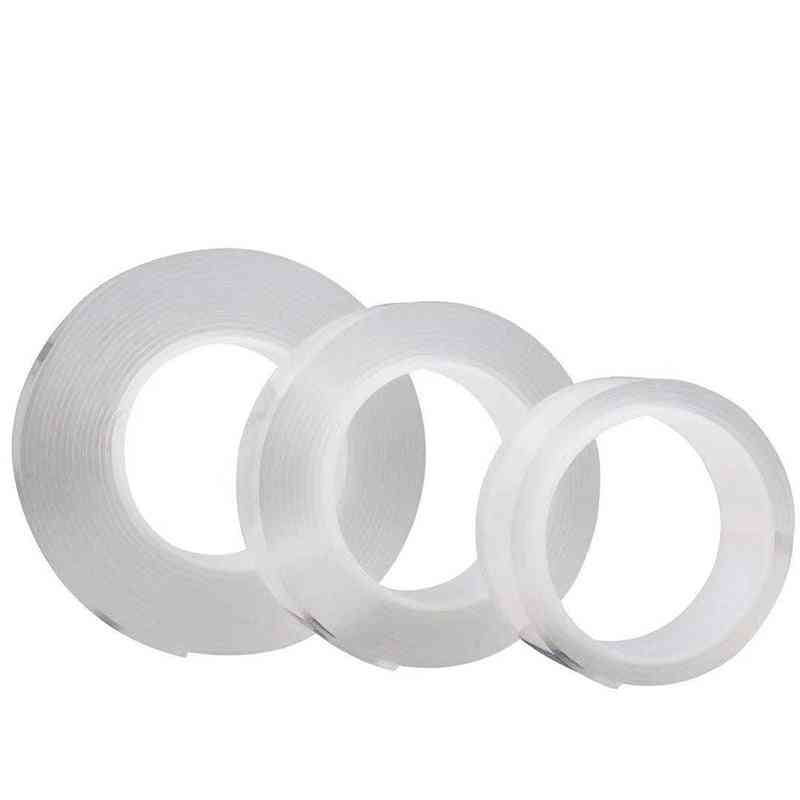 1 Roll Reusable Transparent Double Sided Can Washed Acrylic Fixing Tape