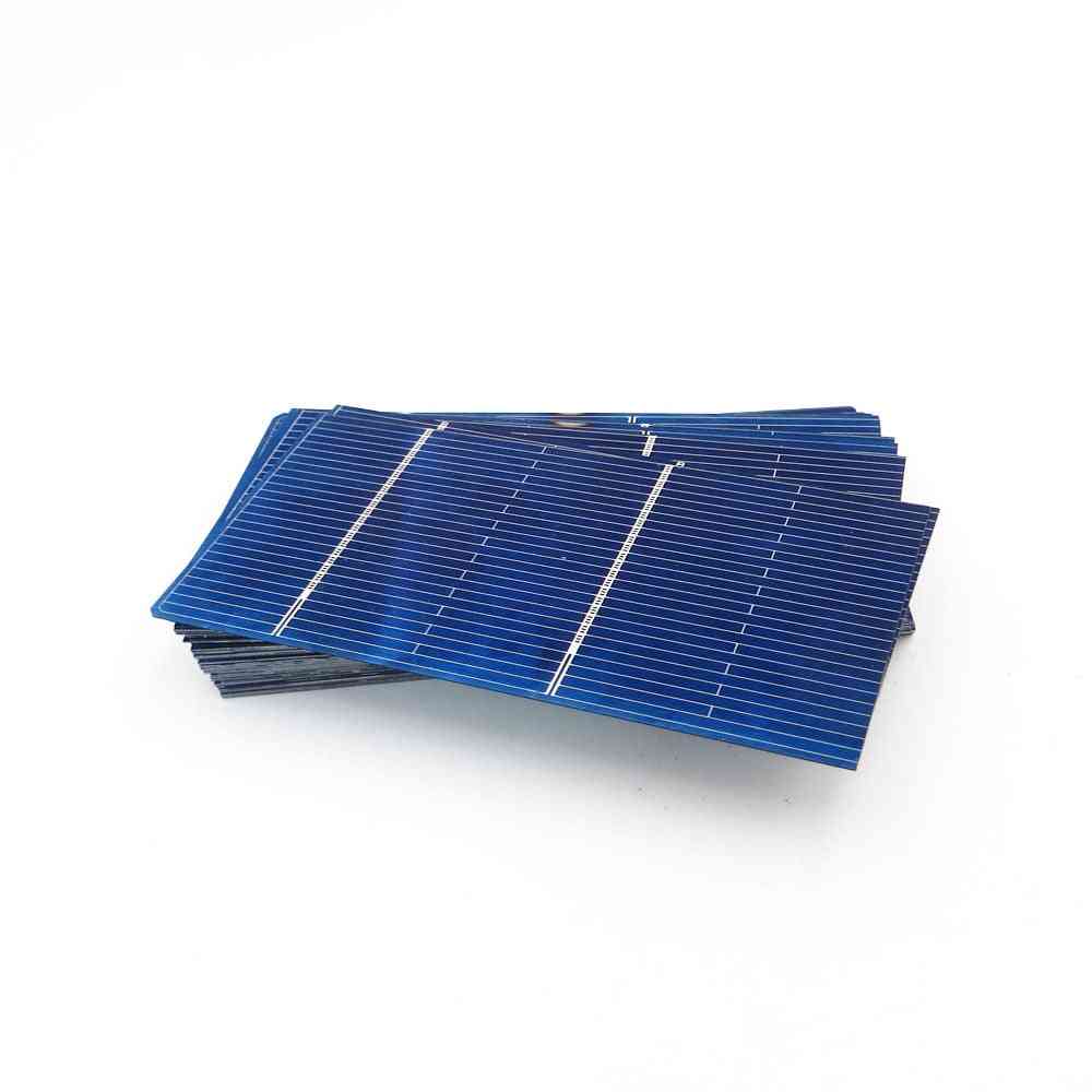 Solcelleladerpanel diy celler polykrystallinsk fotovoltaisk modul strømtilslutning