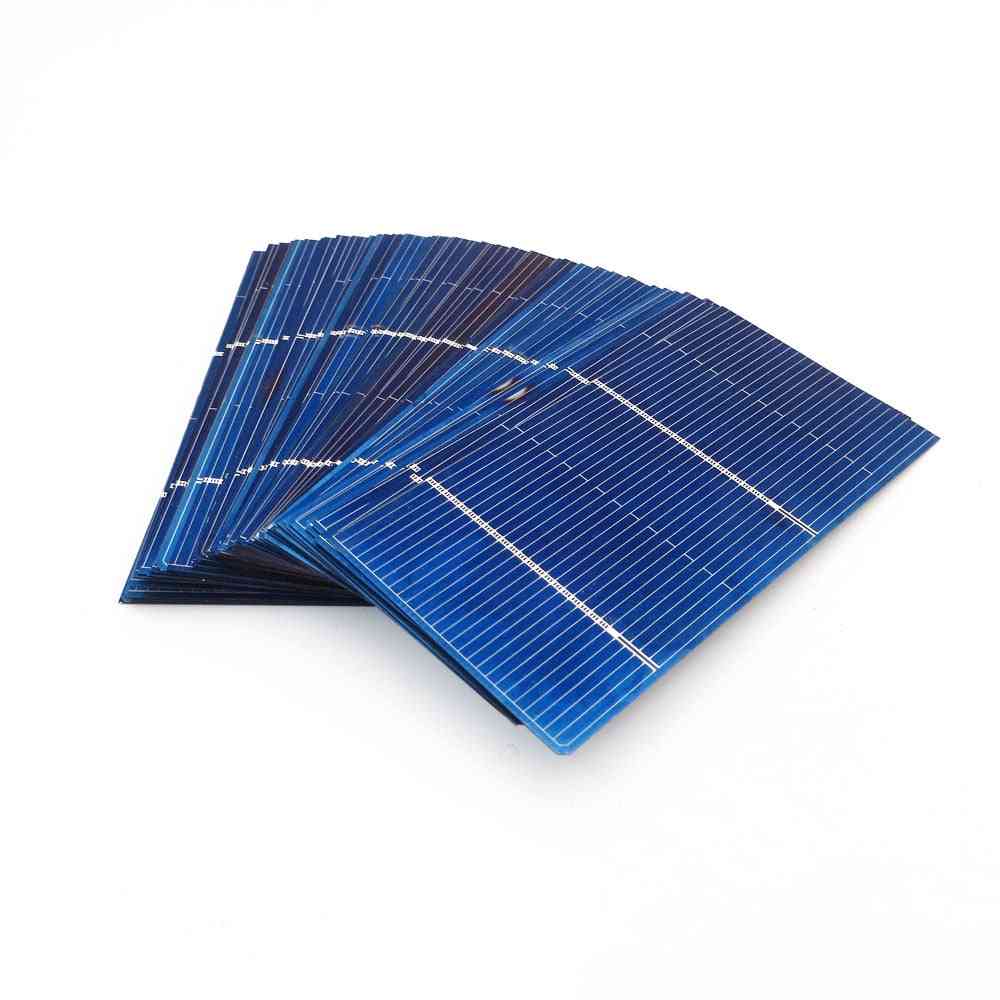 Napelemes akkumulátor töltő panel diy cellák polikristályos fotovoltaikus modul tápcsatlakozás