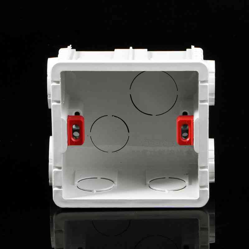 86-typ PVC-kopplingsdosa väggmonterad kassett för kontaktuttag