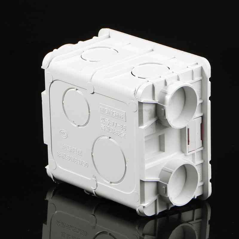 86-typ PVC-kopplingsdosa väggmonterad kassett för kontaktuttag