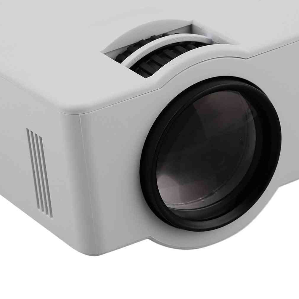 Prenosný projektor e08 lcd / led s podporou domáceho prehrávača hdmi