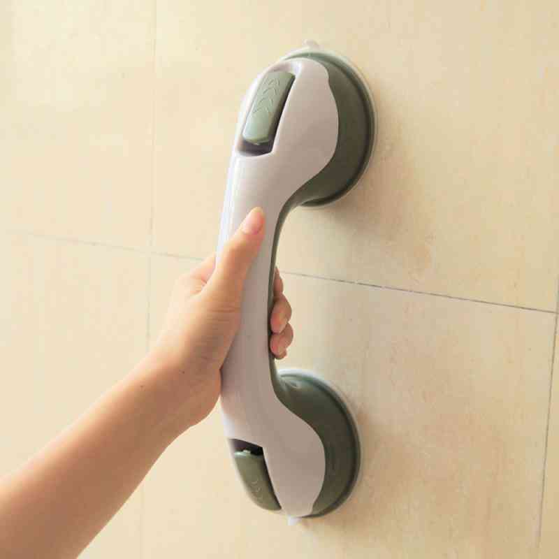 Bath Shower Grab Bar, Bathroom Strong Vacuum Suction Cup Handle - Anti Slip Support