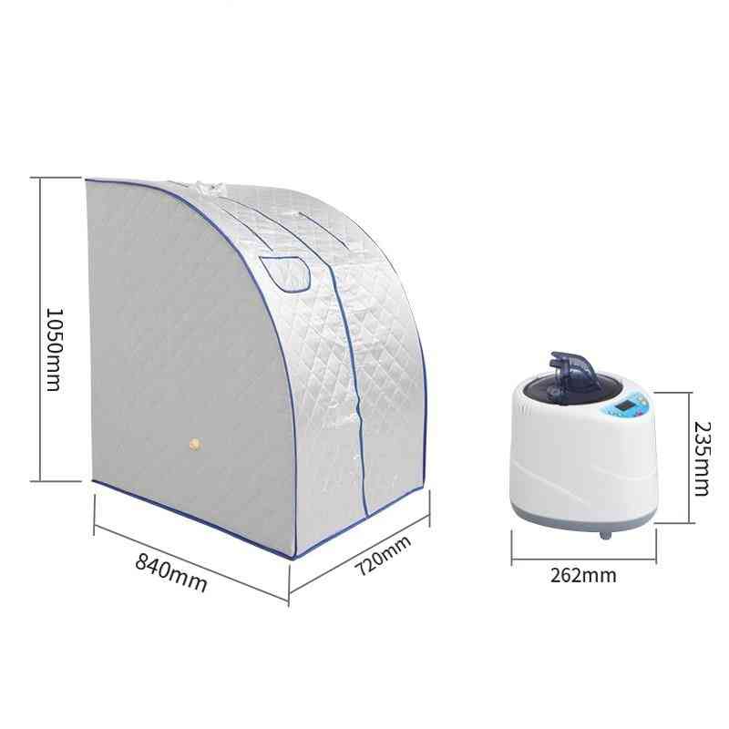 Přenosný parní saunový box spa s kapacitou parního generátoru 2l