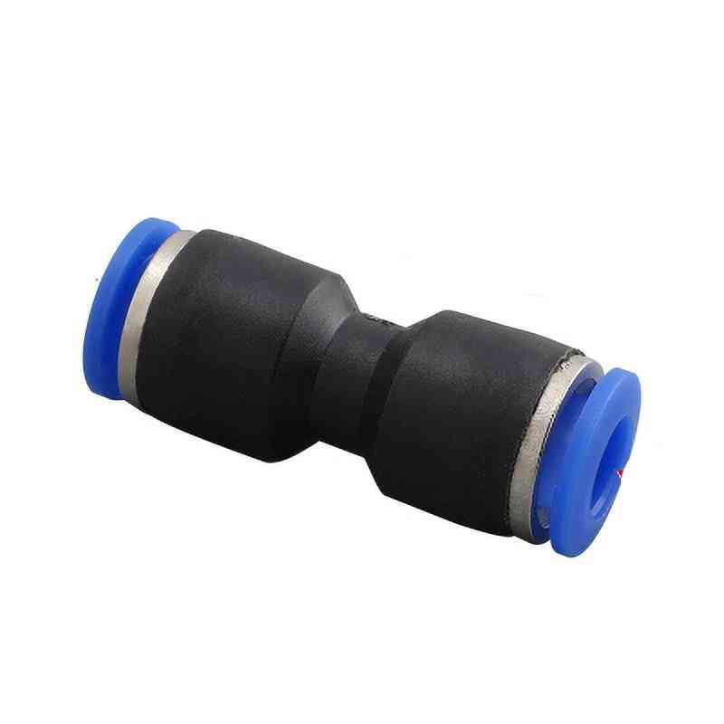 Raccords pneumatiques connecteur en plastique PU tuyau d'eau d'air tube enfoncer connexion rapide de gaz droit - pu 4mm