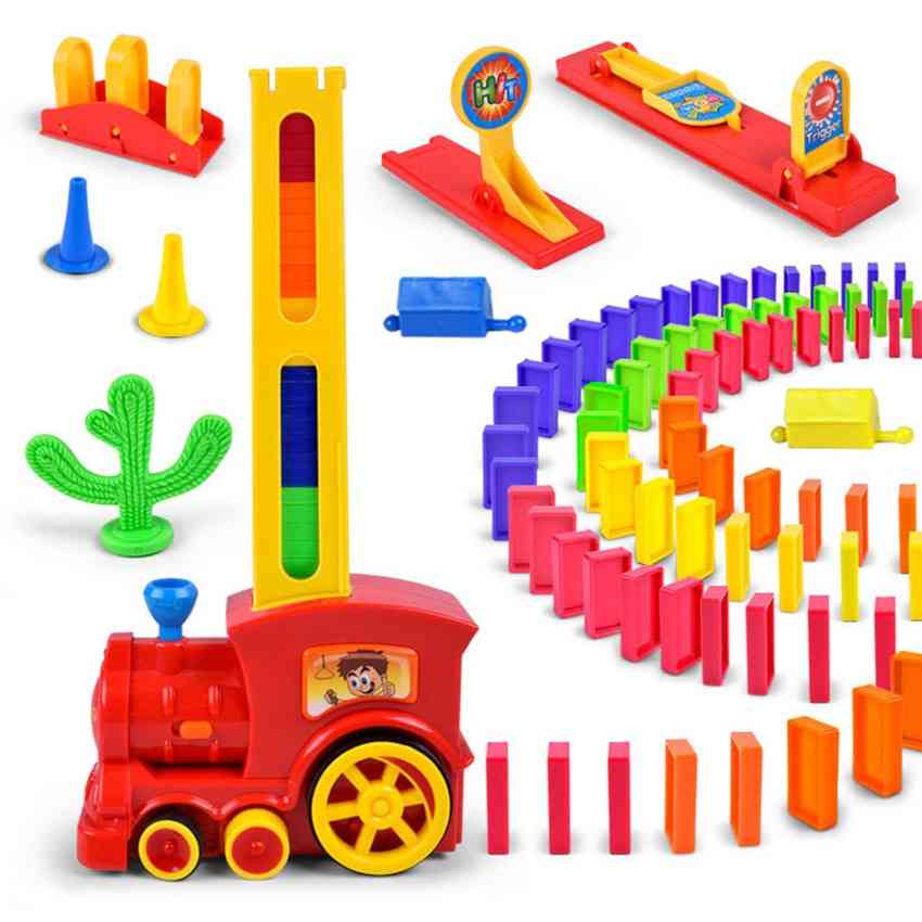 Motorizirana igračka za avto komplet domino train