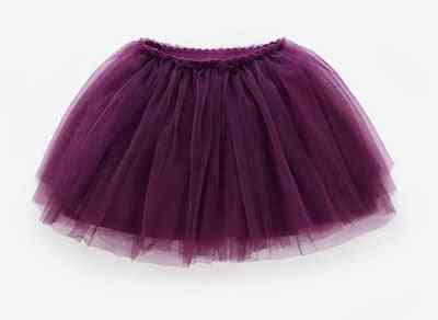Fluffy nederdele børn ball kjole, l prinsesse dans fest nederdel til piger sæt-2 - pink / 12m
