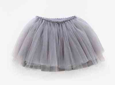 Fluffy nederdele børn ball kjole, l prinsesse dans fest nederdel til piger sæt-2 - pink / 12m