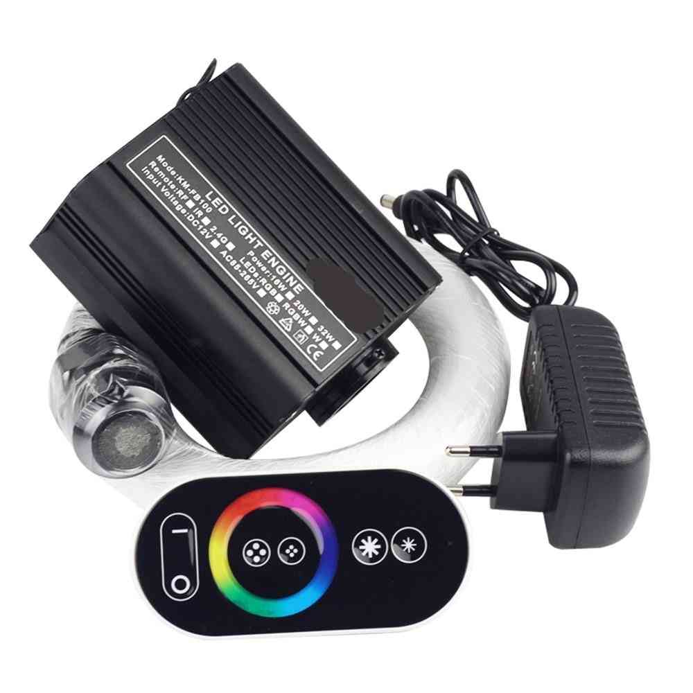 16W RGB fiberoptisk stjerne lys loft kit, LED lys motor RF touch kontrol
