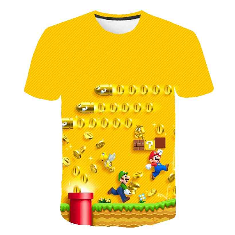 Classic Game 3d Printed T Shirt - Summer Clothes