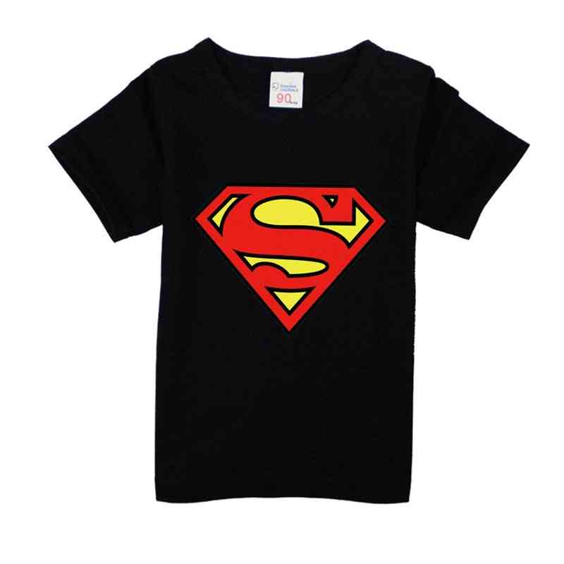 T-shirt per bambini per ragazzi, vendicatore di cartoni animati, stampa di supereroi, abbigliamento estivo set-2