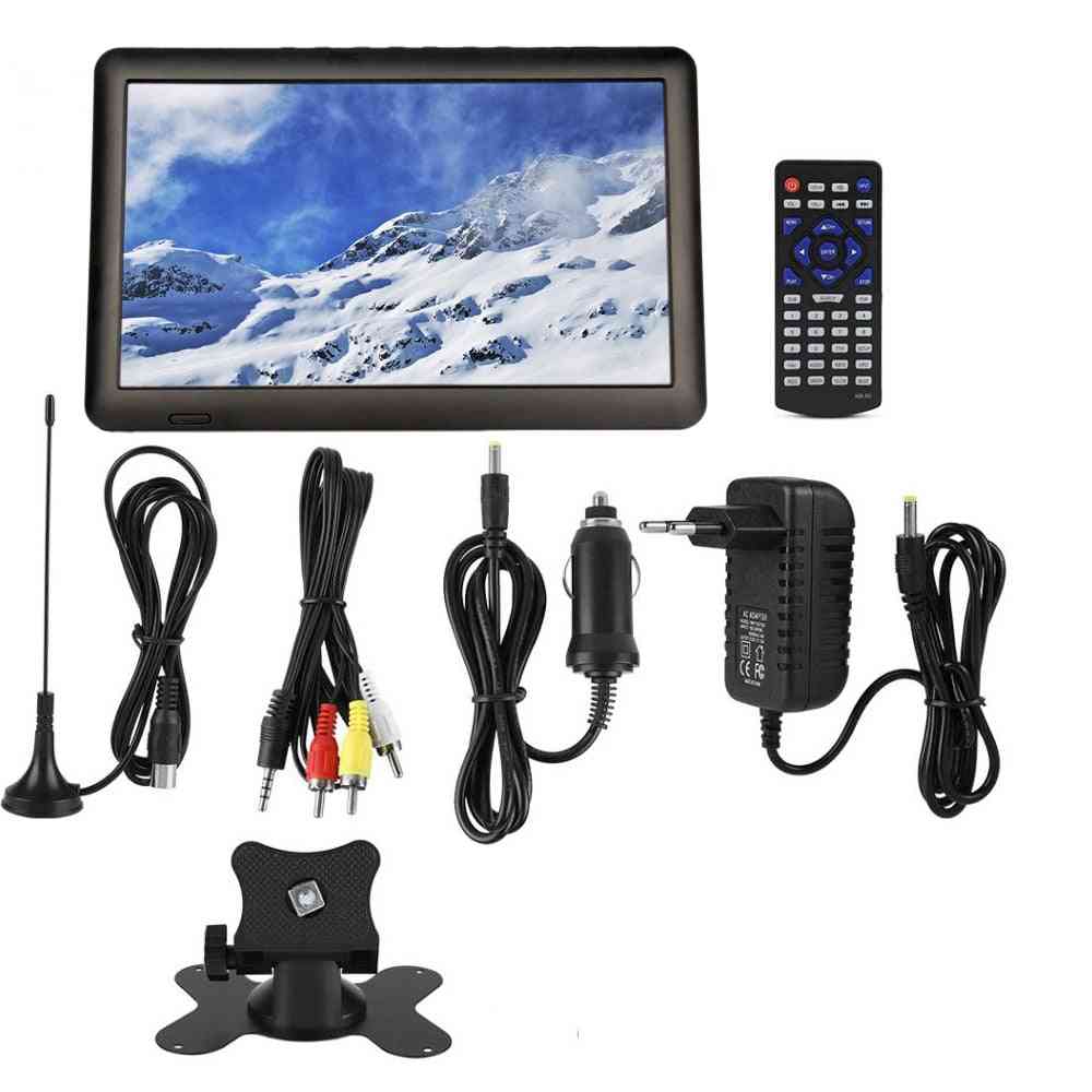 Hd led dvbt2 / dvbt analoge draagbare mini tv, ondersteuning h265 / hevc dolby ac3 hdmi ingang voor thuis auto boot outdoor