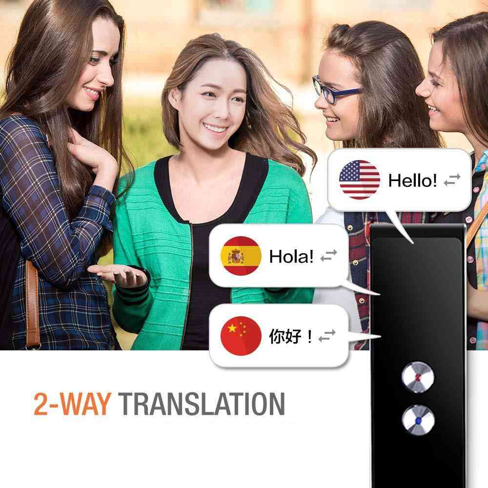 Prenosni pametni real-time domofon-3 v 1 prevajalec glasu / besedila