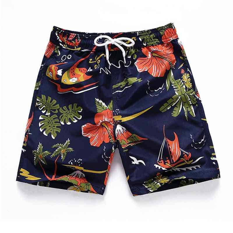 Printed, Quick Dry Summer Swimming Shorts For Kids