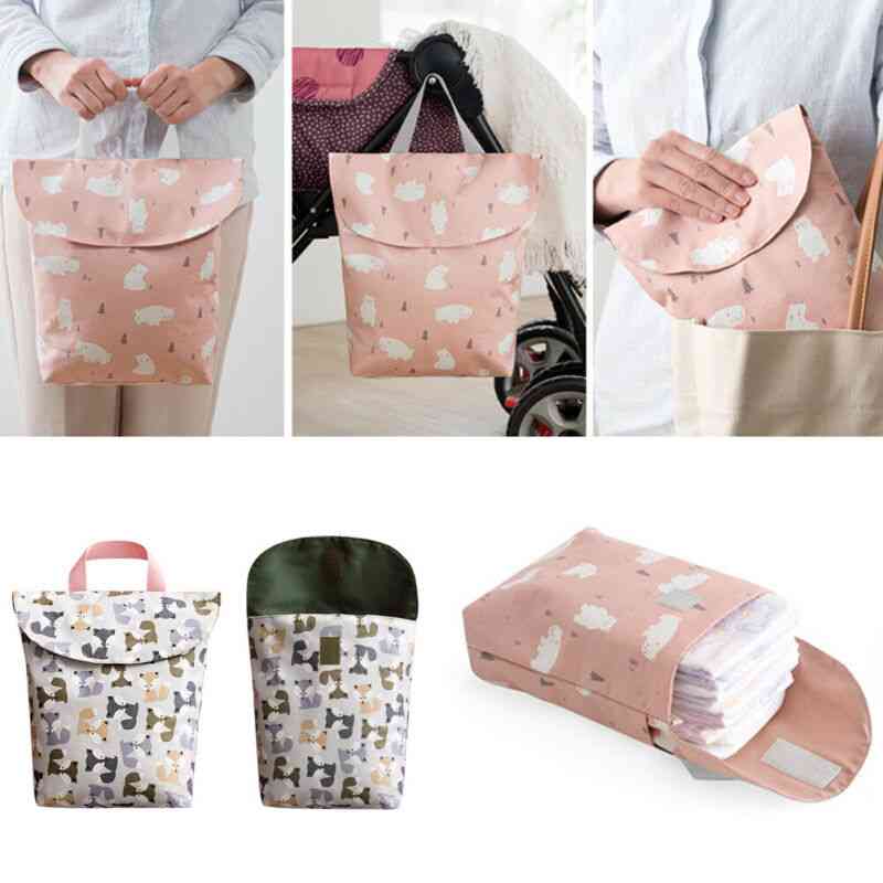 Mini Waterproof Bag For Baby Cloth Diaper Reusable Pouch