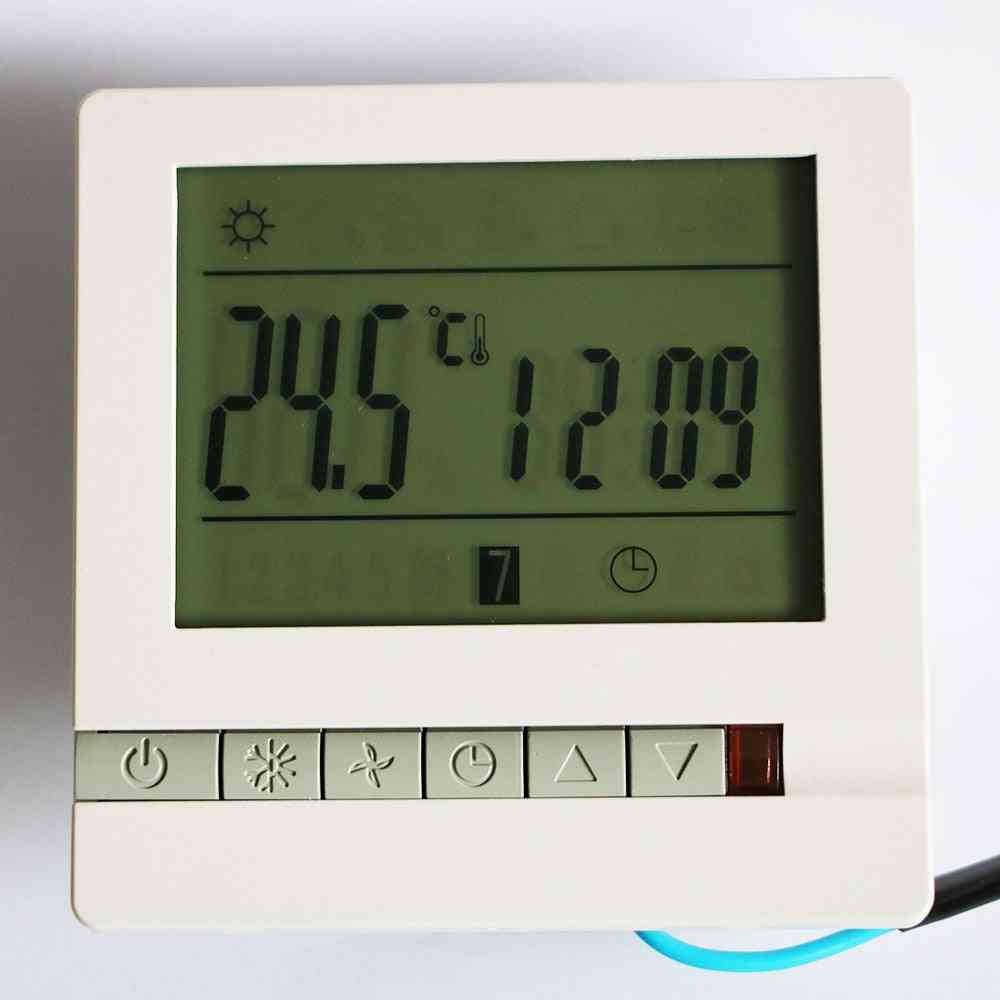 Controlador de temperatura, pantalla lcd, aplicación wifi tuya termostato de habitación programable semanal - 16a sin wifi