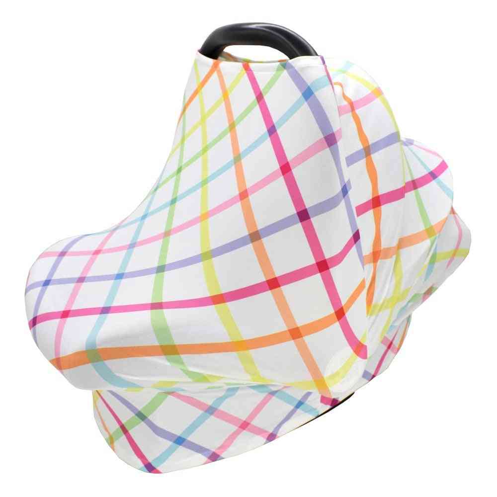 Rainbow Breastfeeding, Stretchy Privacy Nursing -dustproof Car Cover