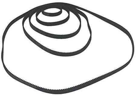 Gt2 timing ad anello chiuso, cinghia in gomma 2gt, parti per stampanti 3d, parte per cinghie sincrone - 400mm