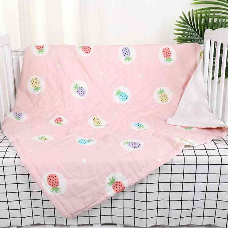 Newborn Baby Quilt Bedding Crib- Cotton Nursery Bed Clothes