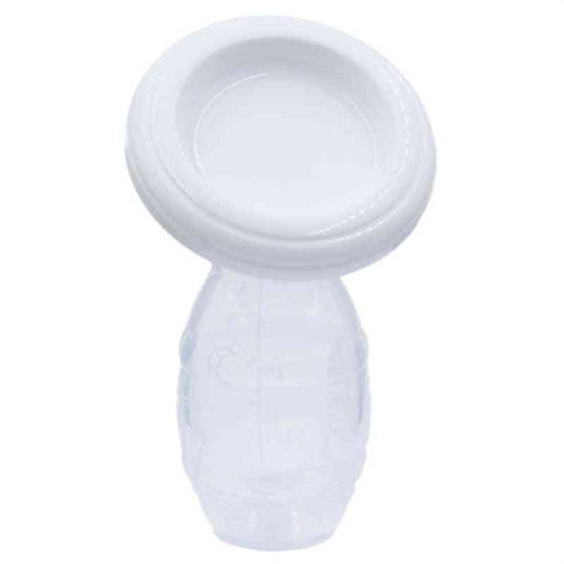 Accessoires de tire-lait manuel en silicone 100 ml - collecteur de lait maternel, support de biberon d'allaitement pour bébé pompe d'allaitement puerpérale - sans couvercle