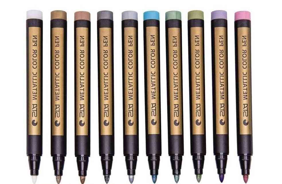 Metallic Paints Pens, Permanent Writing Markers