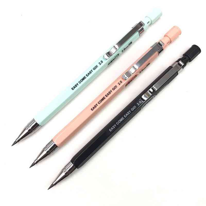 Mechanical, Automatic Pencil, 2.0 Mm Lead Refill