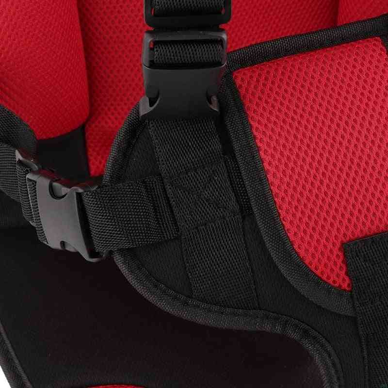 Coussin de sécurité pour enfant avec ceinture de sécurité à 5 points pendant le voyage (55 x 24 x 36 cm)