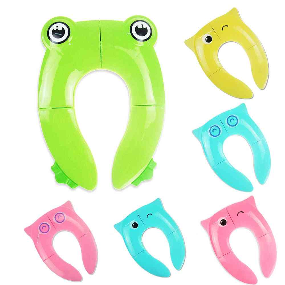 Folding Potty Seat Pad - Toilet Training Seat Cover Cushion For Toddler