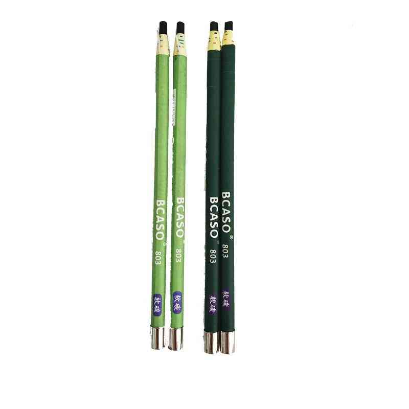 Spezieller karbonisierter Bleistift zum Zeichnen, Linie Carbon weiche Skizze, Papierrolle Handreißstift - 12 weiche Kohle