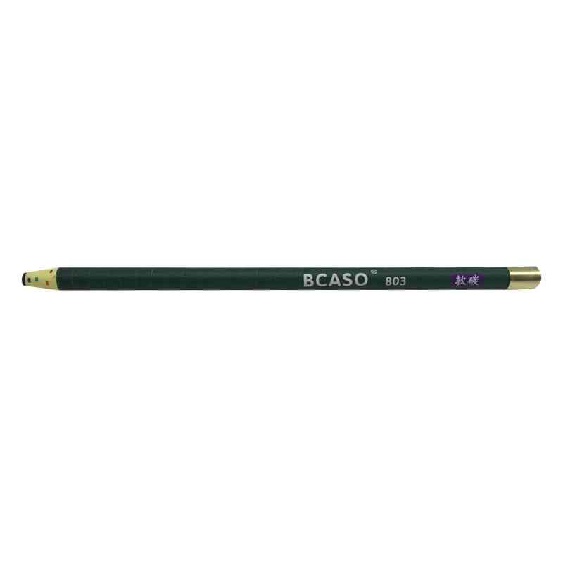 עיפרון מוגז מיוחד לציור, שרטוט רך פחמן קו, עט נקרע ביד גליל נייר - 12 פחם רך