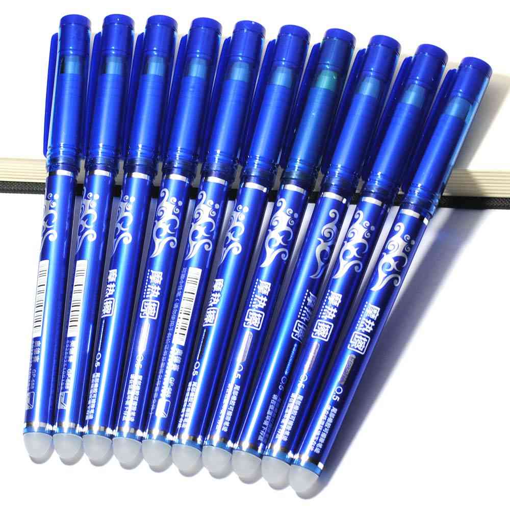 Stilou de scris cu știft de știft, stilou de umplere a cernelii negre albastre pentru elevi