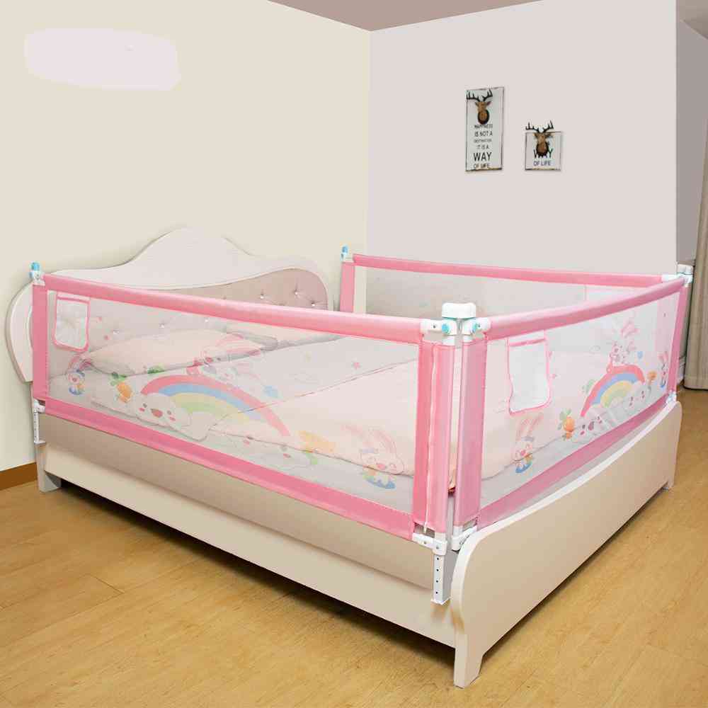 Adjustable Crib Rail -child Safety Fence, Protective Barrier For Kids Bed