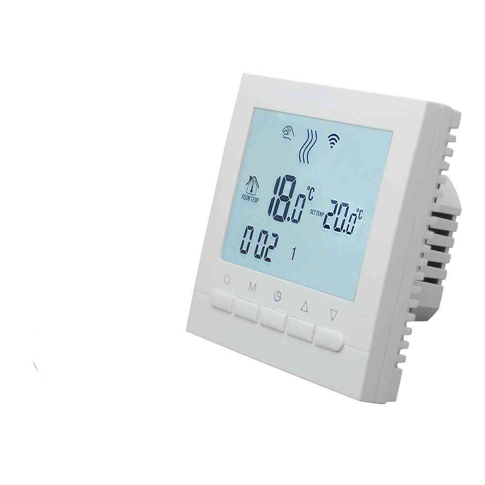 Gas Boiler Heating Thermostat-smart Wifi Temperature Regulator With Lcd Display