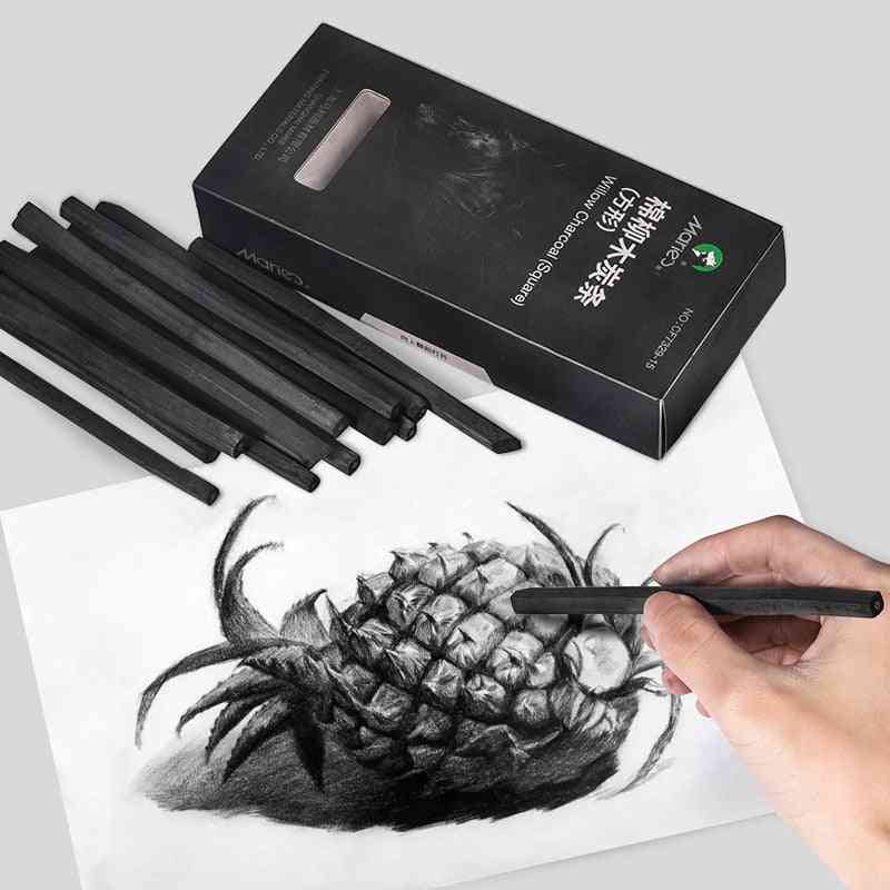 Ensemble de crayons à charbon carbon sketch para de - 5-7mm