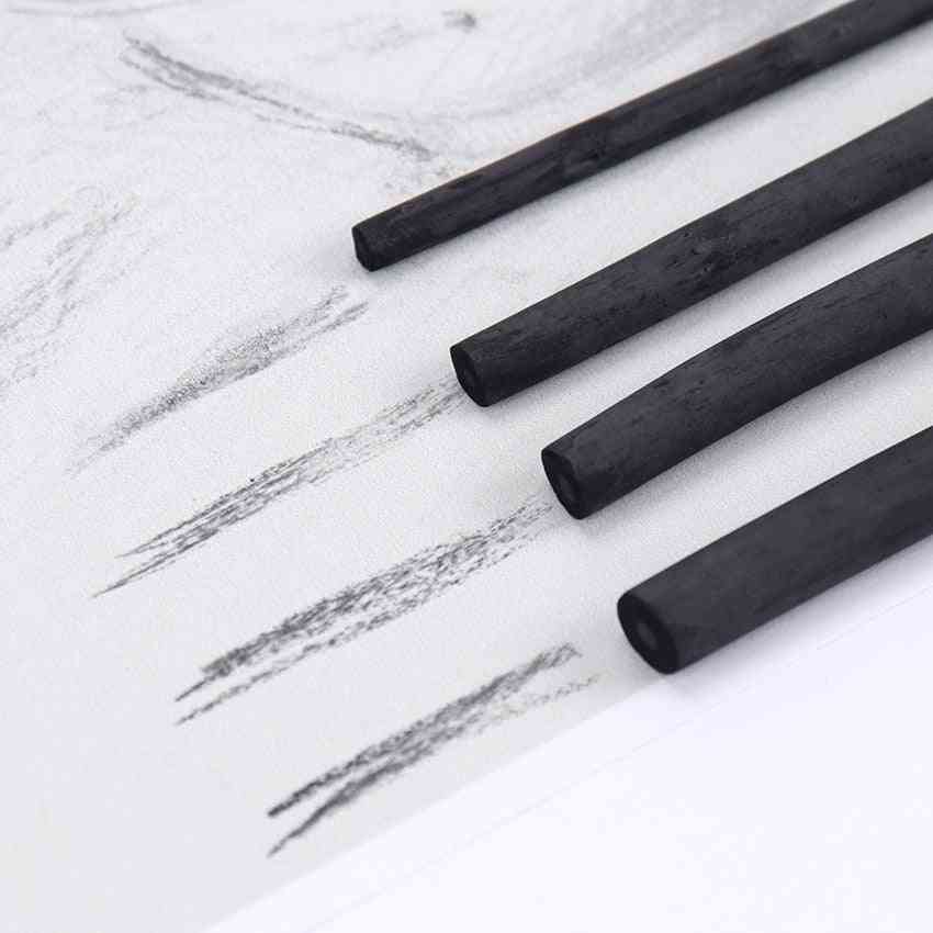 Boceto dibujo sauce carbón lápiz pintura diseño tiras estudiante pluma profesional suministros de arte