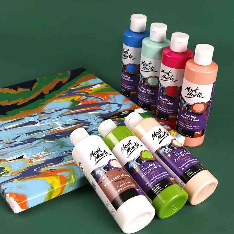 Pigment Acrylic Paint Set, Fluid Canvases-oil Drawing Art
