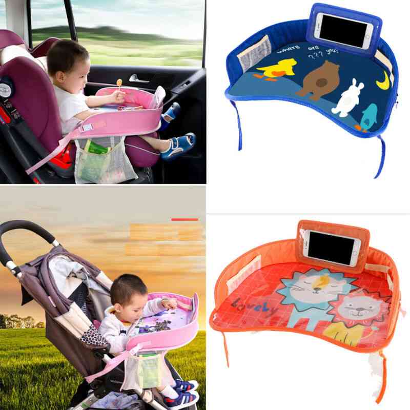 Multi Function Waterproof Car Safety Seat Plate, Eating Table Stroller
