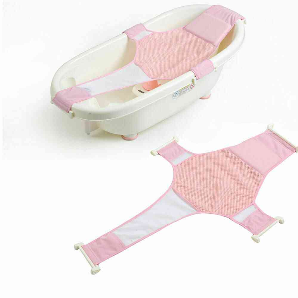Stillcool Newborn Baby Bath Seat, Support Net Bathtub Sling Shower Mesh Bathing Cradle Rings For Tub