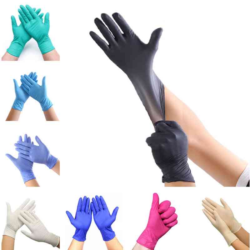 Luvas de lavagem descartáveis látex / cozinha / trabalho / borracha / jardim universal para mão esquerda e direita - pvc-20pcs / l