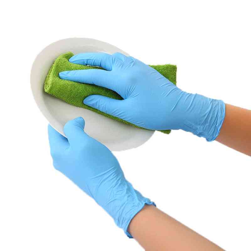 Luvas de lavagem descartáveis látex / cozinha / trabalho / borracha / jardim universal para mão esquerda e direita - pvc-20pcs / l