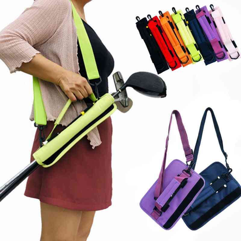 Golf Club Storage Bag. Lightweight Carry, Durable Stick Container