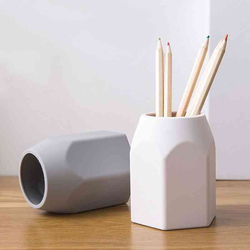 Suport pix stilou silicon sharkbang, suport pentru creioane, geantă de depozitare pentru birou