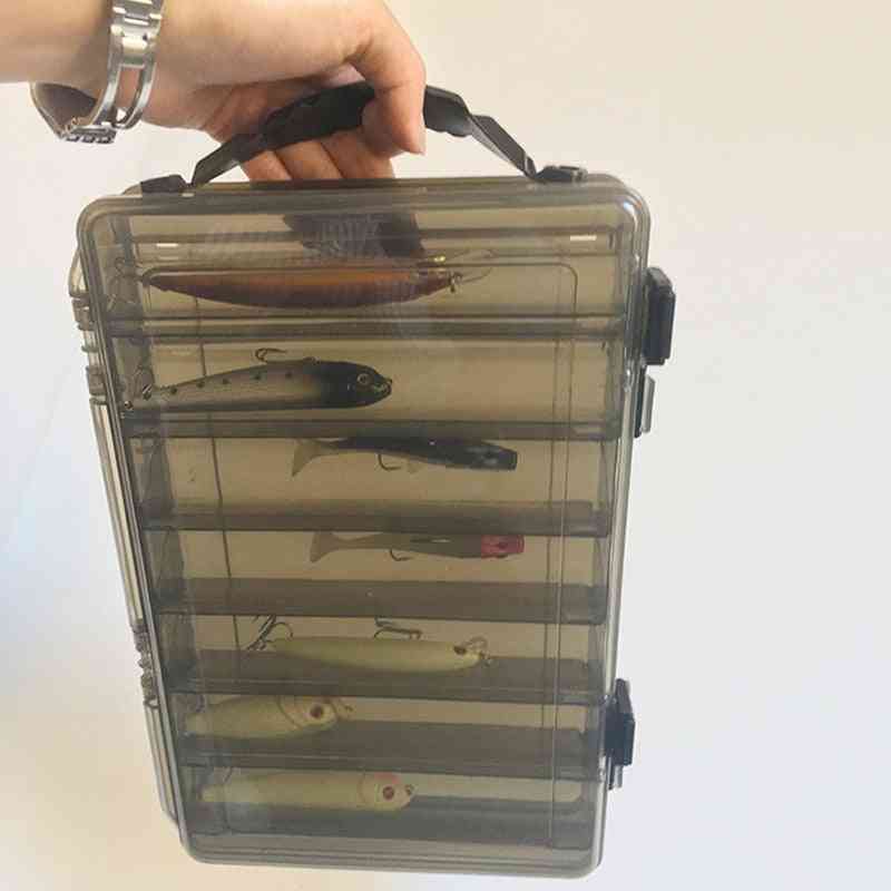 Fishing Tackle Box, Double-decker Sub-bait Portable, Bait Gear Storage