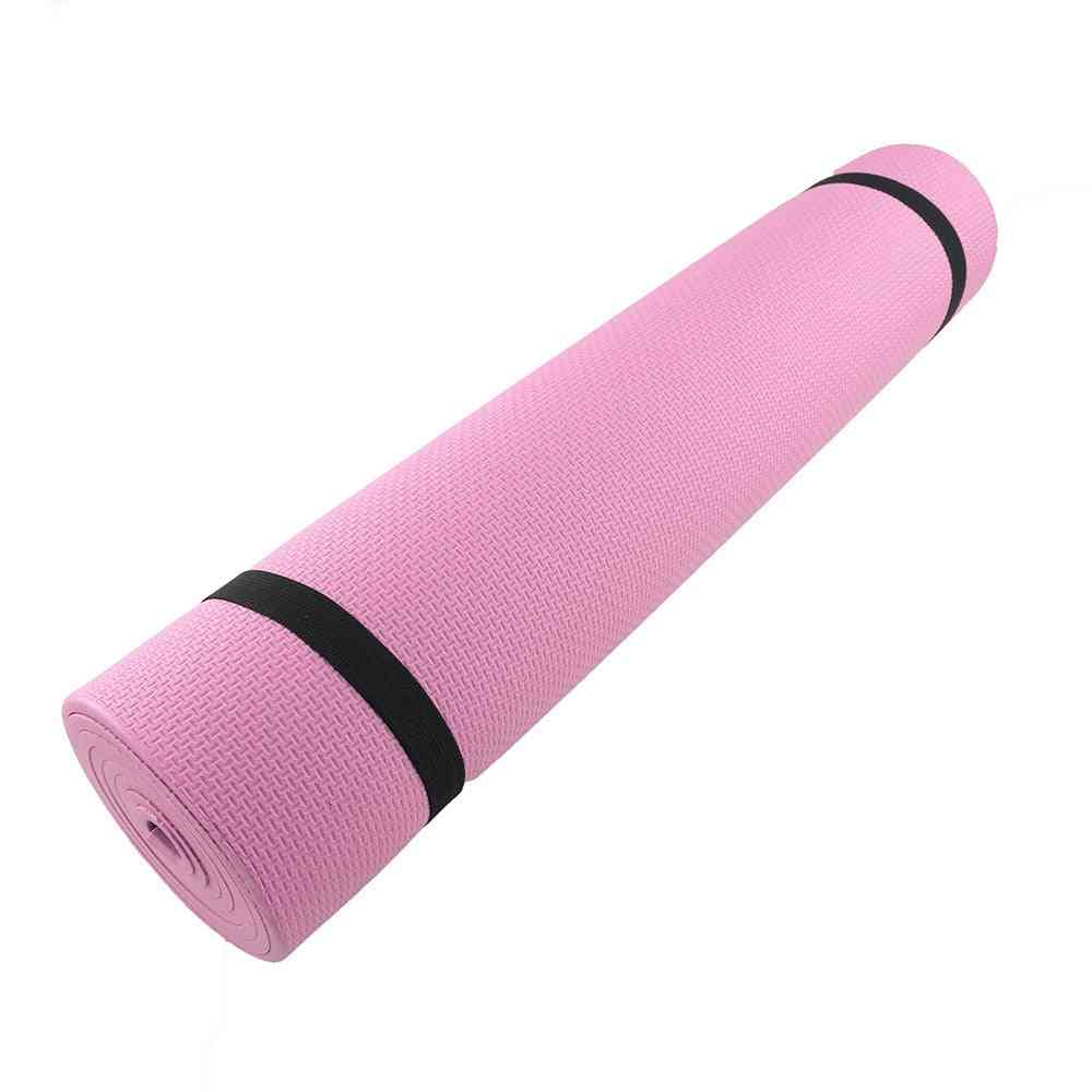 6mm Thick- Eva Comfort Foam Yoga Mat For Exercises