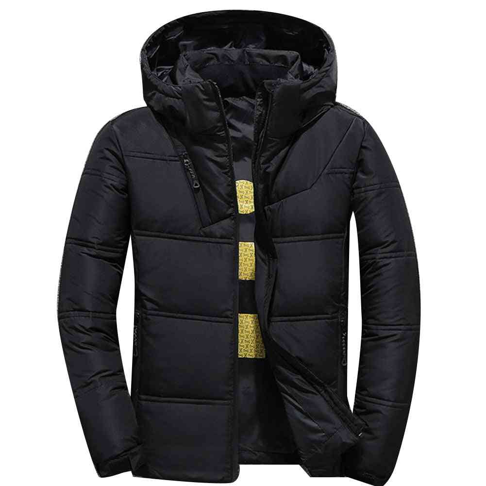 Giacca invernale da uomo in tinta unita giacca sportiva da esterno