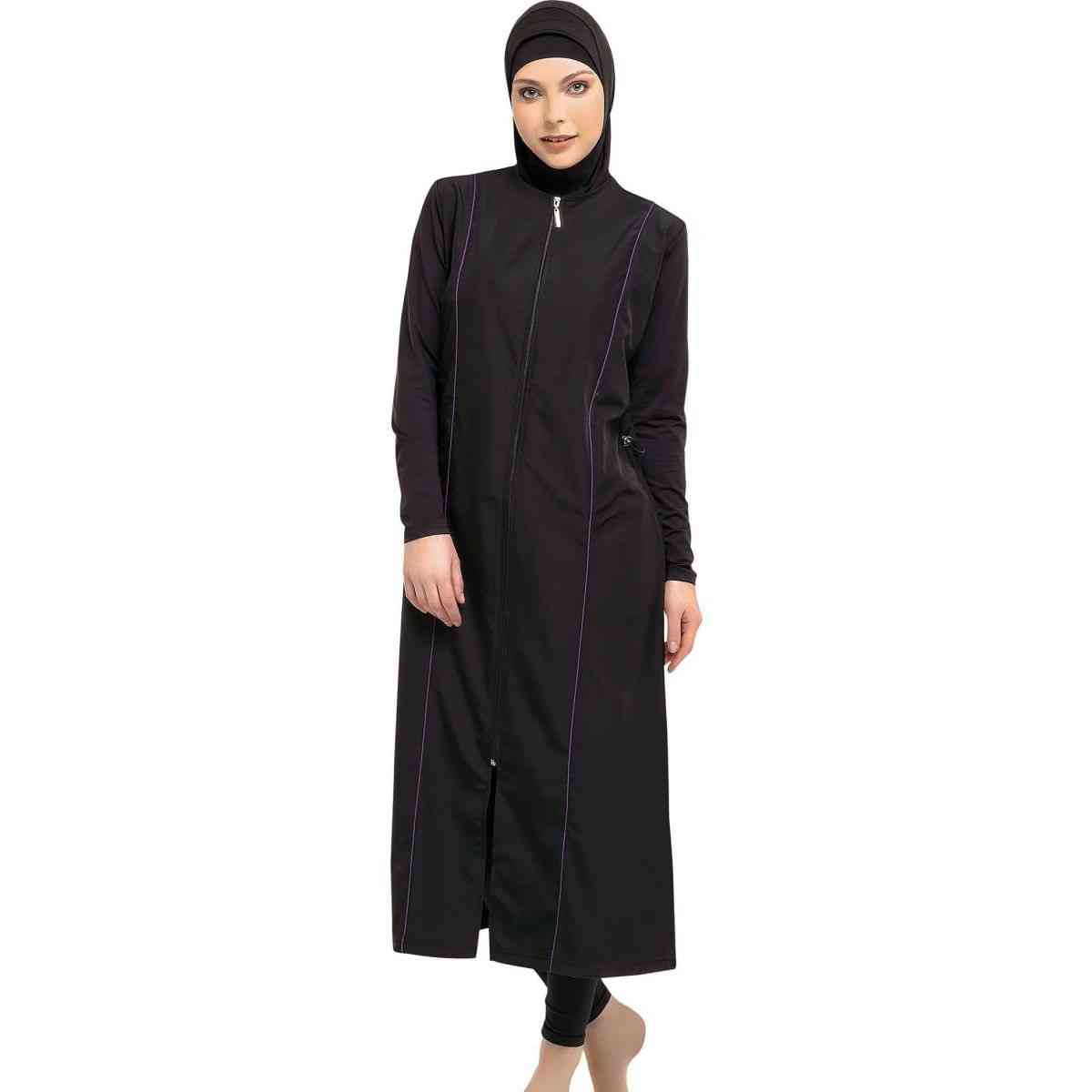 Dolgi mikro rokavi burkini muslimanske kopalke hidžab islamske kopalke modne ženske polno pokrivalo