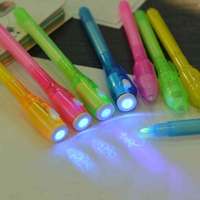 Creative Uv Light Invisible Ink- Marker Pen