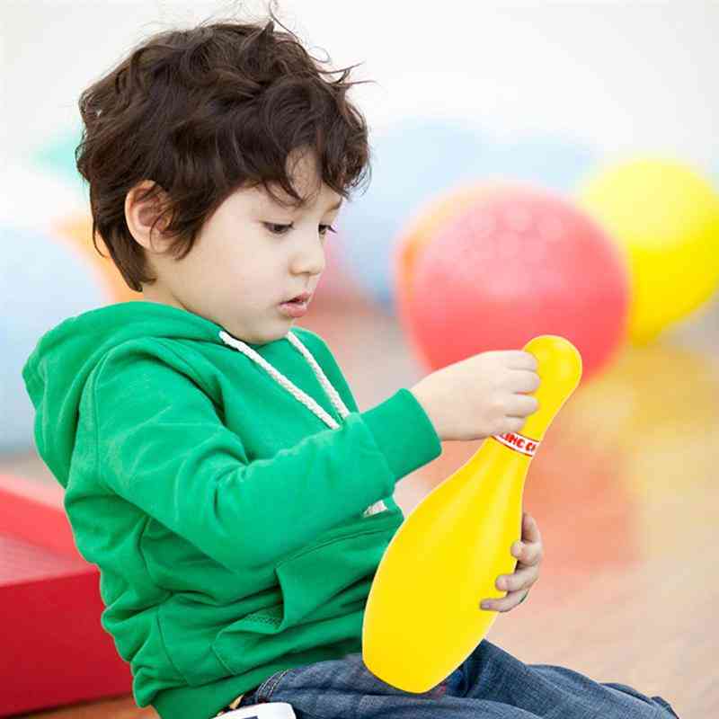 Keilailusetti urheilu lasten lasten lelut nastat muovi hauska (satunnainen väri)
