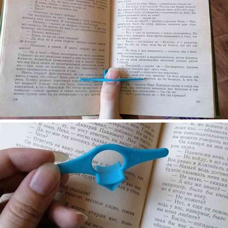 Marcador de pulgar para sujetar la página (8 * 3 * 2 cm)