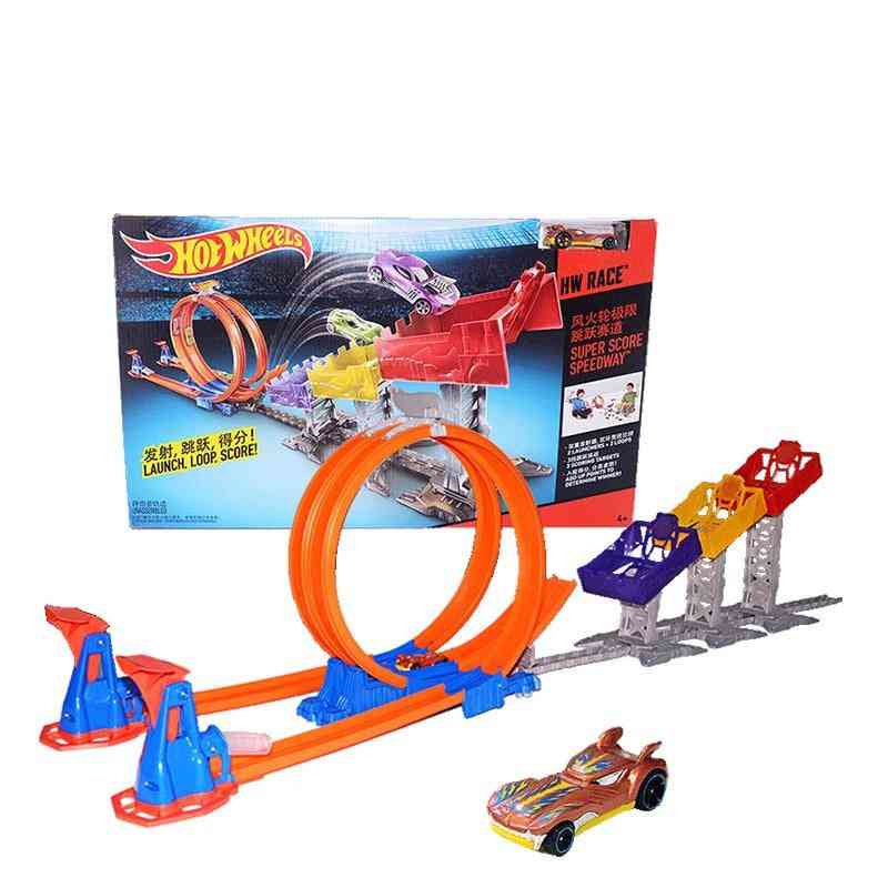 Wheels Track, Electric City Car & Square Auto Lift Expressway Model